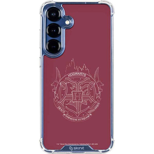 Wizarding Worlds Harry Potter Hogwarts Crest Galaxy S25 Clear Case